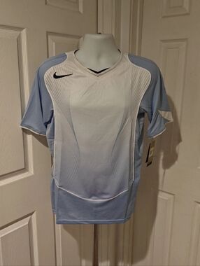 Nike Total 90 Dri-Fit Soccer Jersey Blue Men’s Size S Loose Fit Shirt HV1178-468
